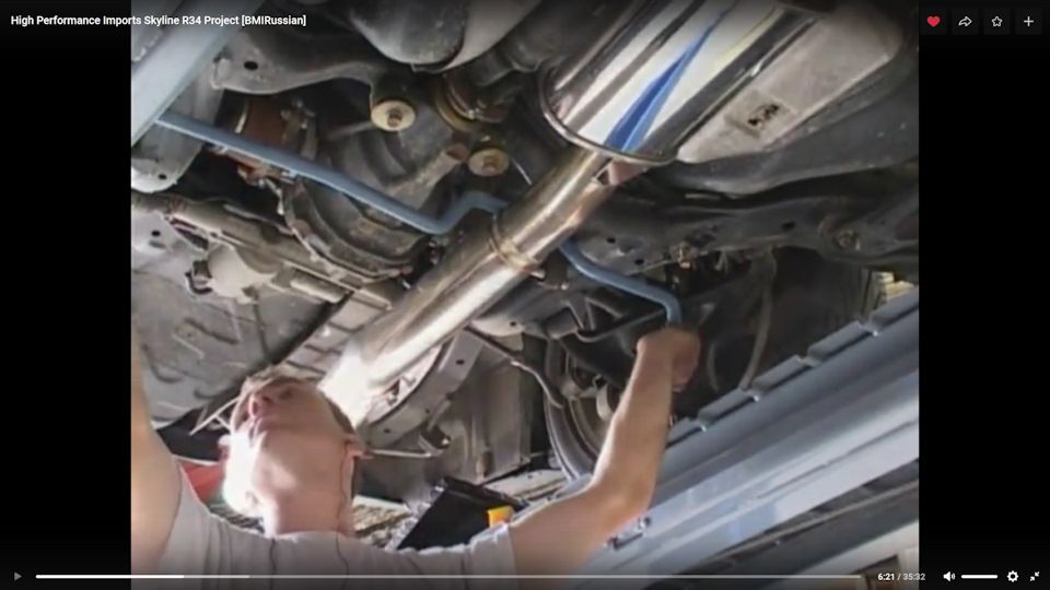 На этом кадре я просто понял, что у нас такого не было!))) — Nissan Skyline (R34)