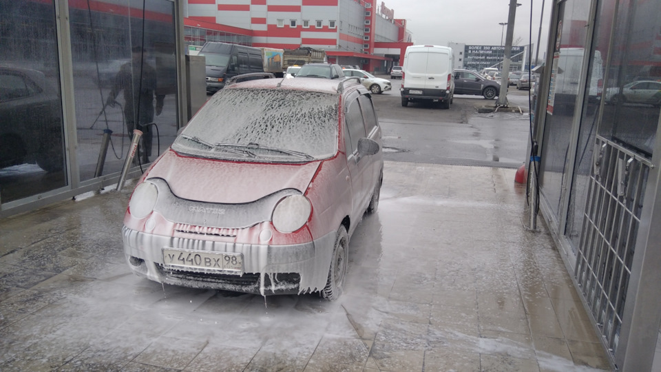 Ну и после в душ 👌🤣 — Daewoo Matiz (M100/M150)