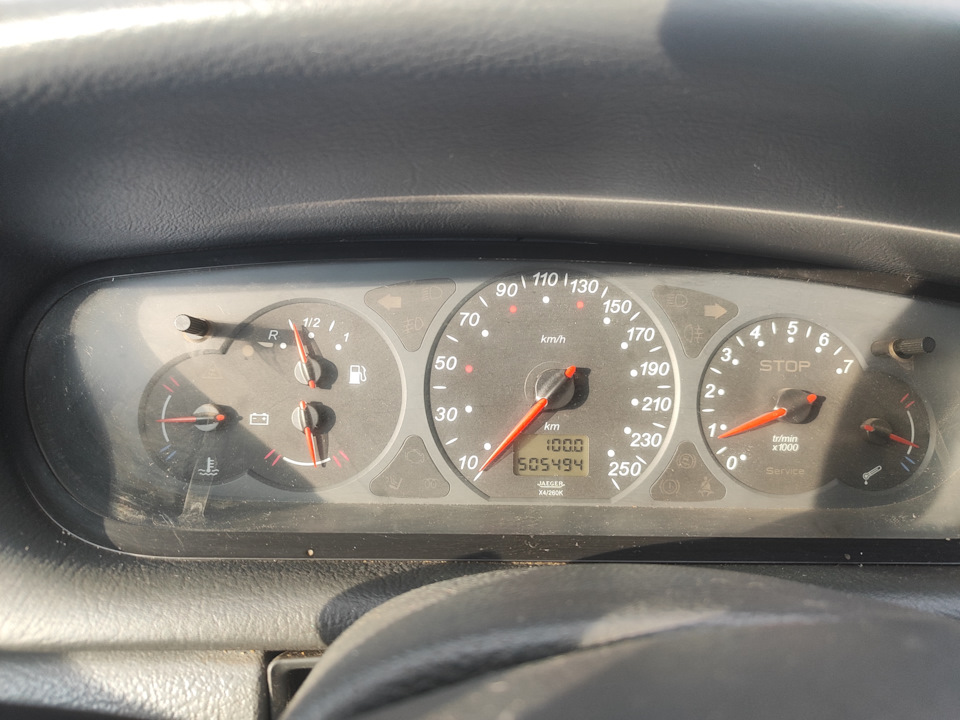 Пробег на котором менял шины — Citroen C5 (1G)