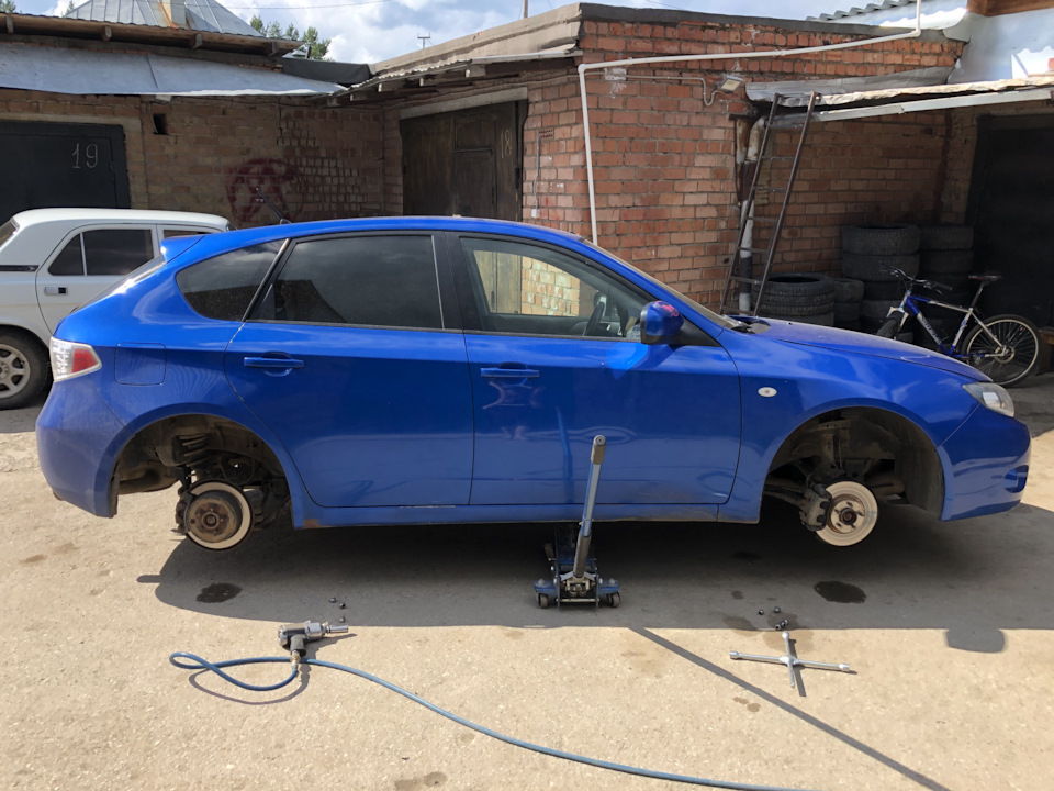 Суба переобувается, и ждёт новые тапки — Subaru Impreza (GE/GH)