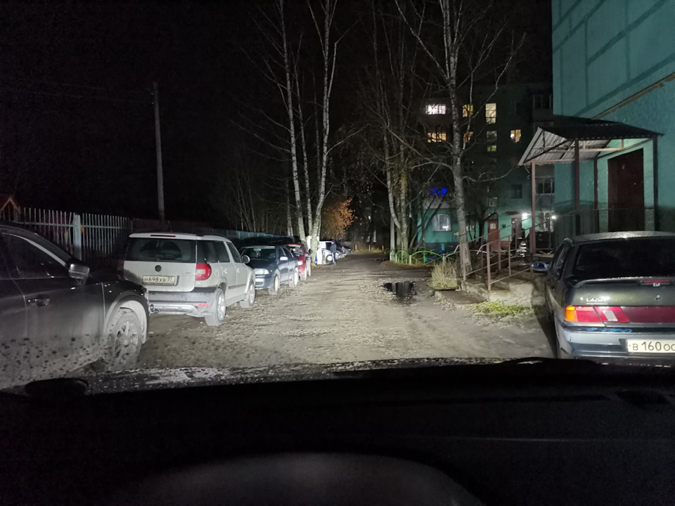 Дальний свет во дворе — Hyundai ix35