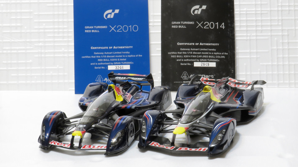 Gran Turismo Red Bull X2010 и X2014 (Autoart, 1:18) — Сообщество