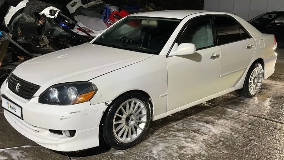 Toyota Mark II городской корч ;) ахах