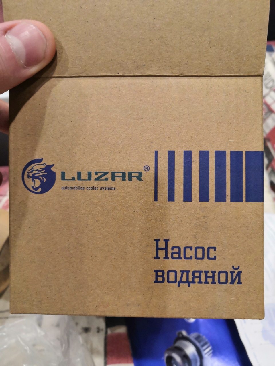 Помпа Luzar turbo, проехал уже 2500 км, течи и посторонних звуков нет. — Lada 2115