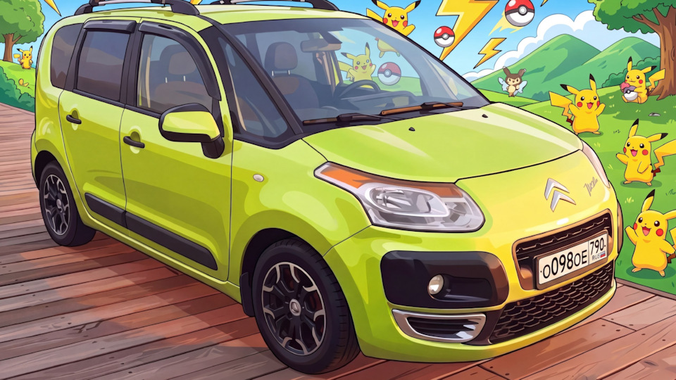 Citroen C3 Picasso Pikachu