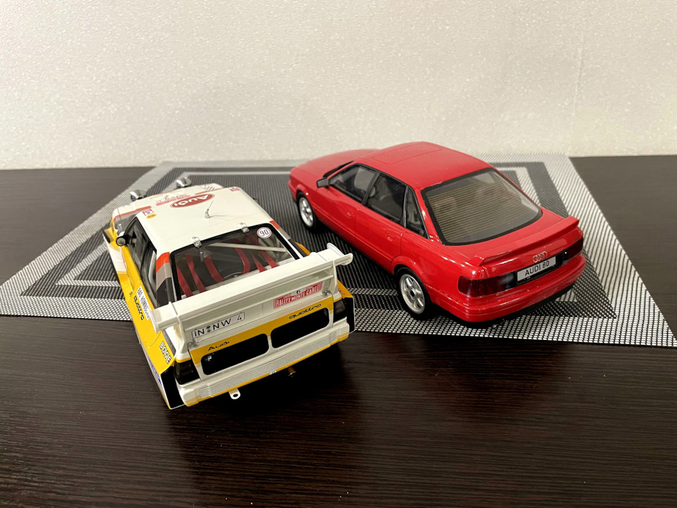 Audi sport quattro S1 1:18 by AUTOart… — Audi 80 (B4) бензин, 2 л