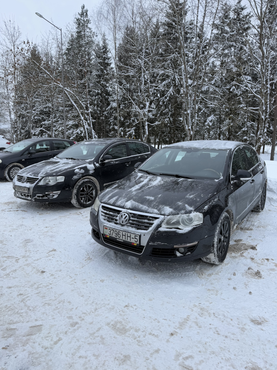 Немножко зимы в ленту — Volkswagen Passat B6