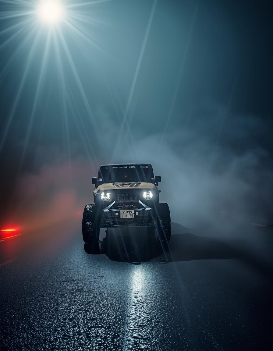 Картинка от ии… Не умеет они еще все запросы выполнять) — Jeep Wrangler (JK)
