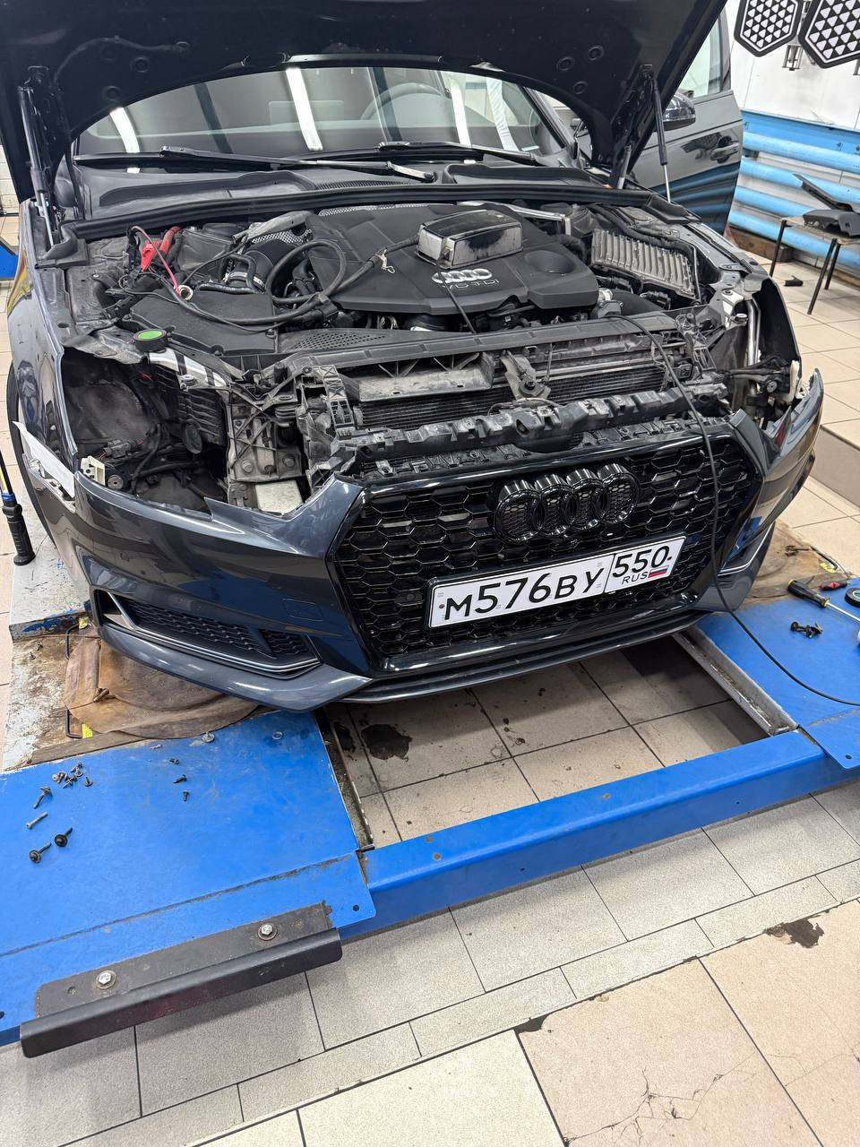 Процесс работы — Audi A4 Avant (B9)