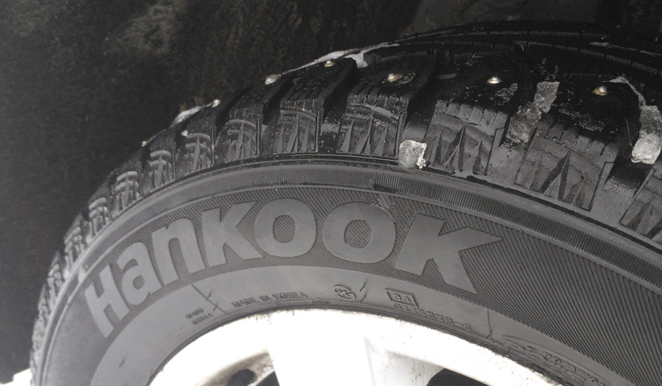 Hankook Winter i*Pike — Nissan X-Trail II (t31). Found on photo: Hankook W409 Winter i Pike