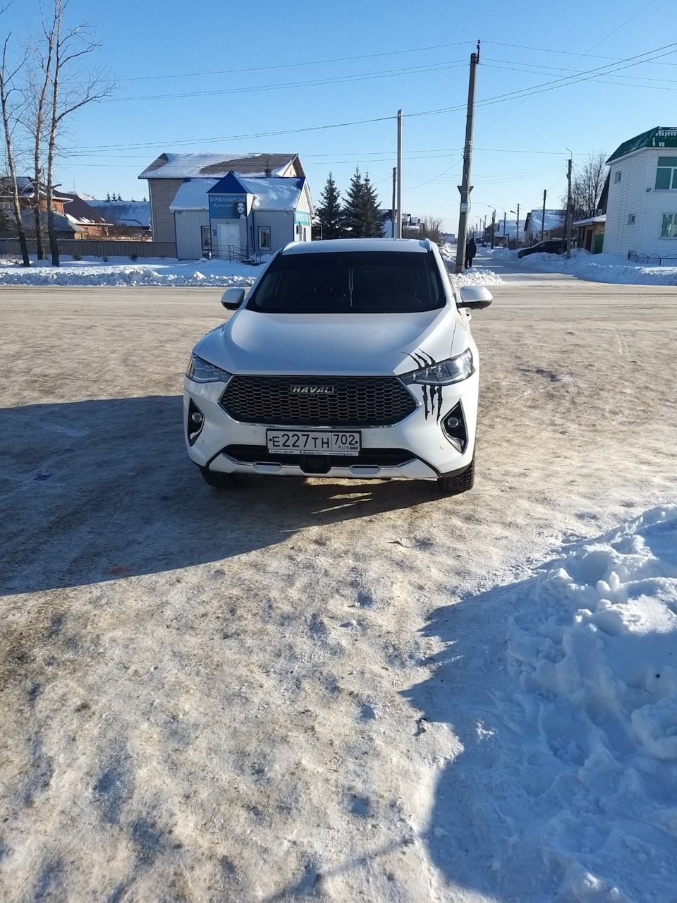 Качество пвх плёнки конечно же гомно, ну отклеить если что не сложно. — Haval F7x (1G)
