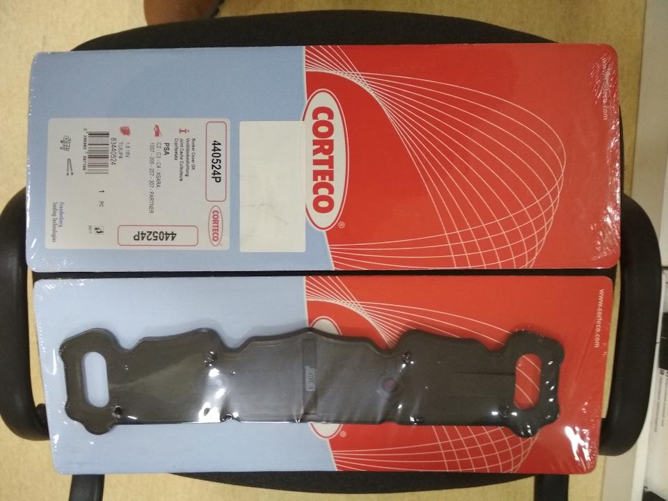 Empacadura Del Tapa Válvulas Peugeot 206, C3, 307, Berlingo, Partner, 207, Dongfeng Motor 1.6 Corteco referencia CORTECO 440524P