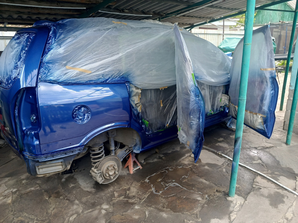 Весной покрасил, покраска уличная, но как есть… — Opel Zafira A
