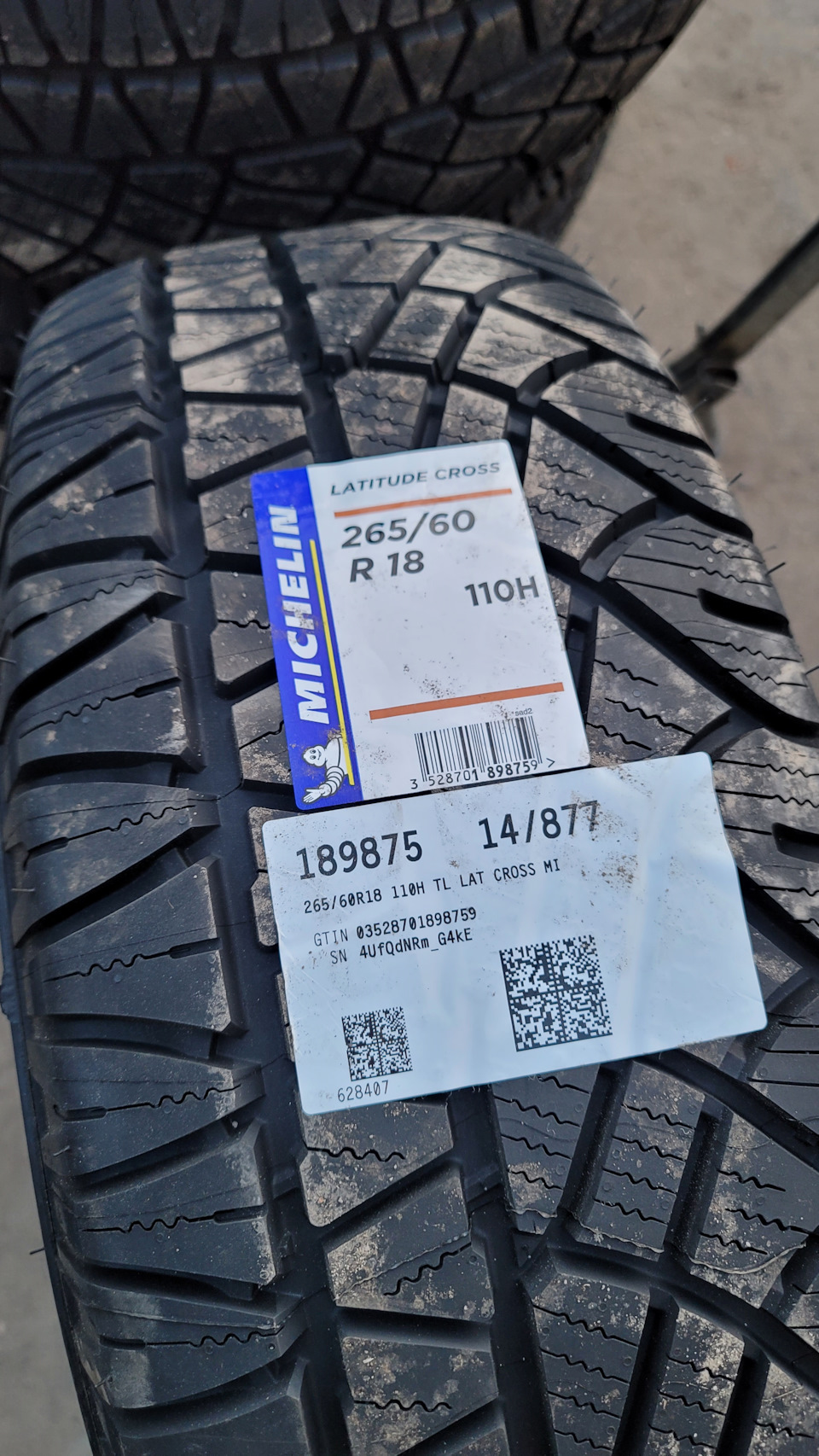 ミシュラン　265/60r/18 未走行 Michelin Latitude Cross 265/60 R18 Вся субъективная правда о