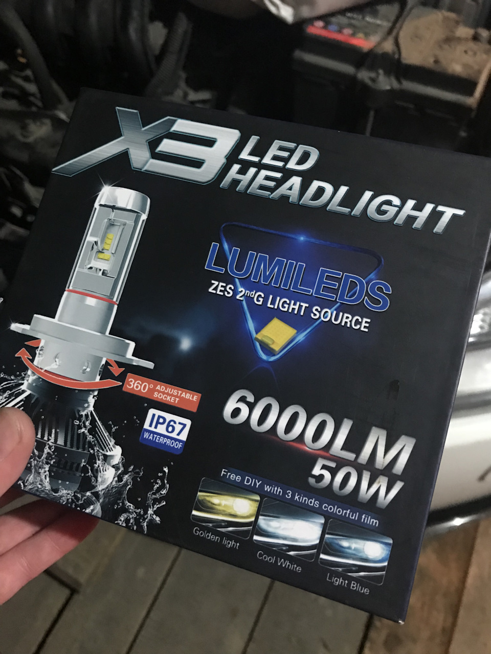 День 2. Лампы Х3 — Nissan Qashqai (1G)