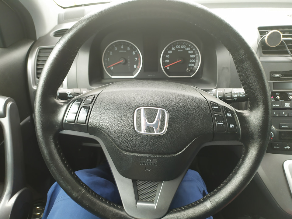 Посмотрим насколько хватит, если облезет, отдам на перетяжку — Honda CR-V (RE)