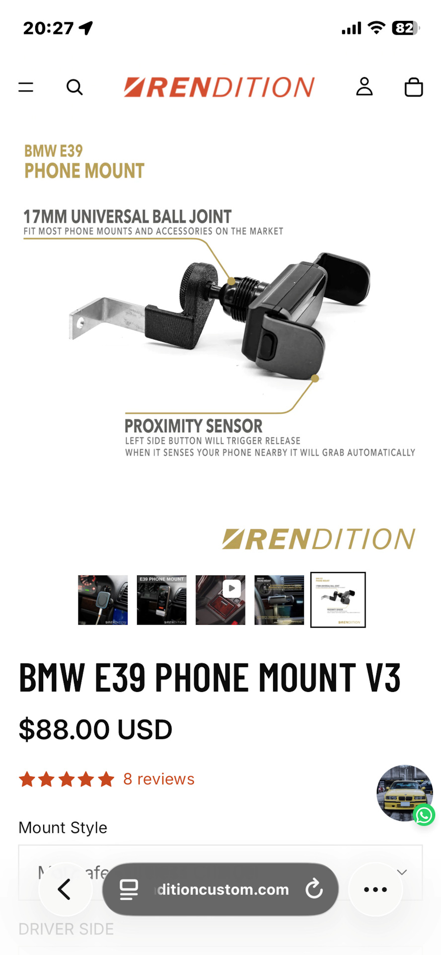 7 — BMW 5 series (E39)