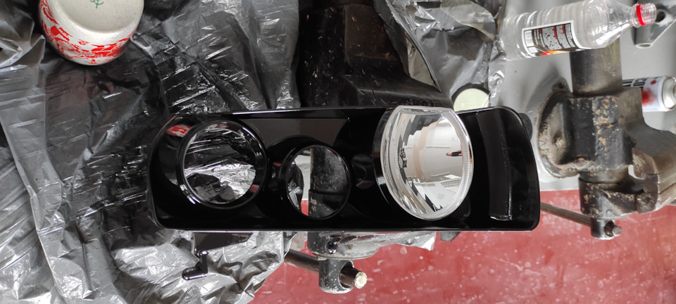Покраска масок, черный мат, пару слоев. — Honda Accord Wagon (7G)