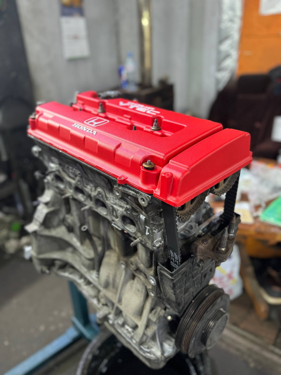 Собранный столб, полностью отмытый, на новых прокладках и резинках — Honda Civic Hatchback (6G)