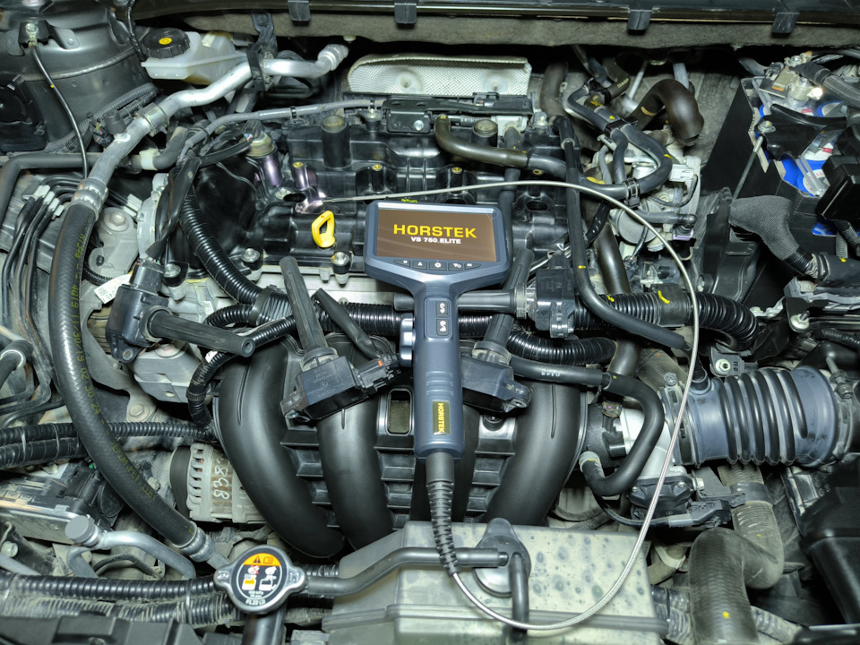 ЭНДОСКОПИЯ ДВИГАТЕЛЯ MAZDA CX-5 2G (KF) SKYACTIV 2,5 Л. ВИДЕОСКОП