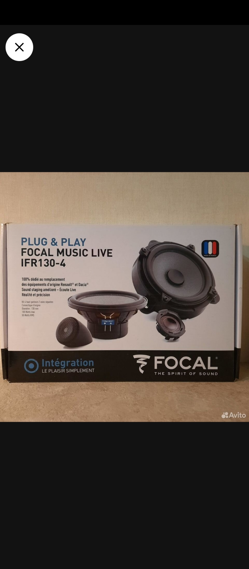 Установка Focal music live IFR 130-4 — Renault Megane III бензин