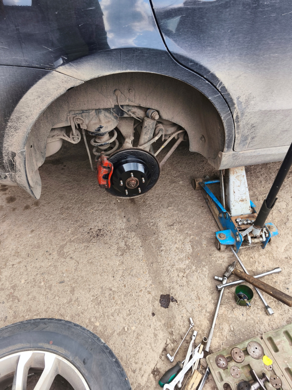 Задние 3850 руб — Hyundai Santa Fe (2G)