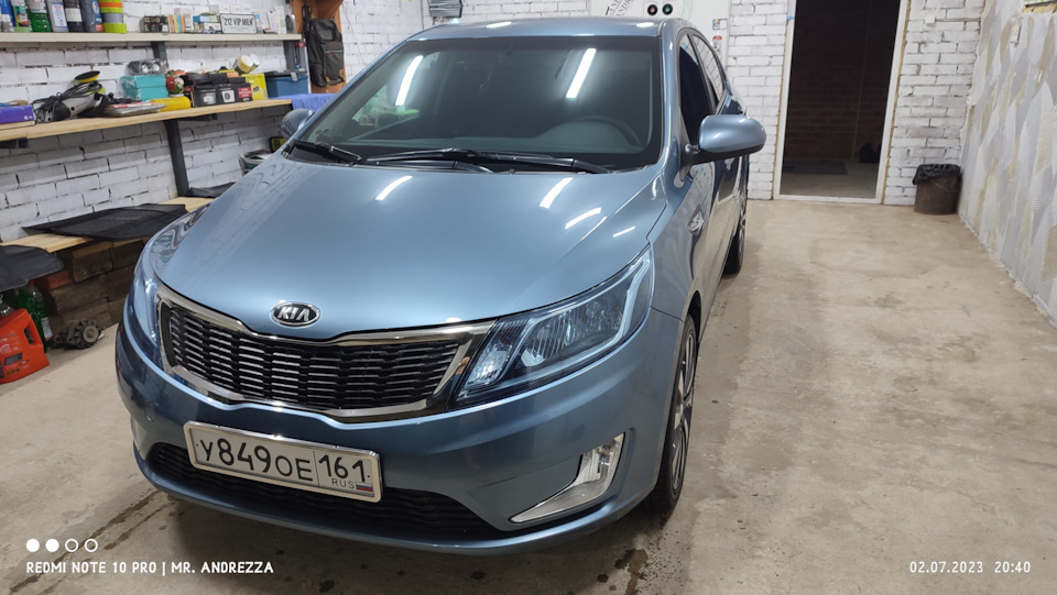 Готова к эксплуатации, ТО-90т.км пройдено. — KIA Rio (3G)