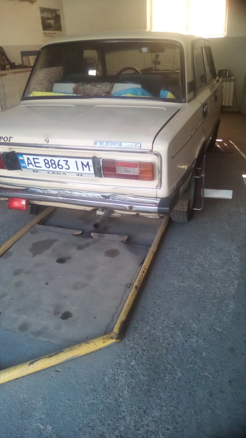 Развал-схождение… — Lada 21063