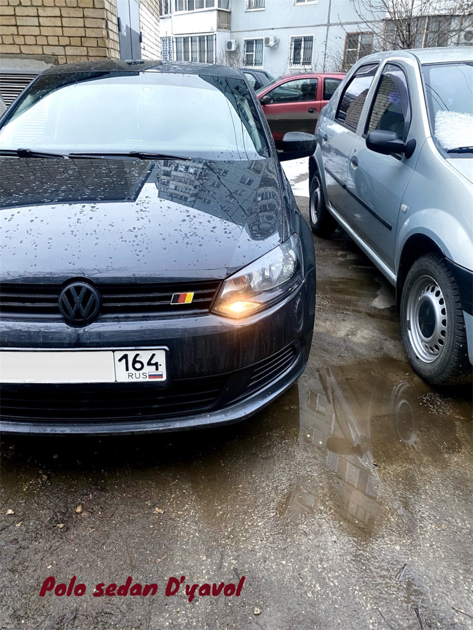 Photo from the logbook Volkswagen Polo Sedan