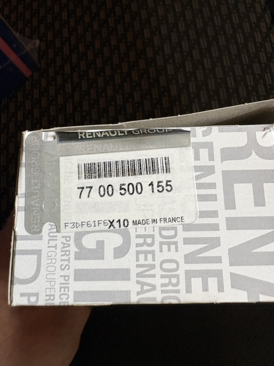 7700500155 Свеча зажигания RENAULT | Запчасти на DRIVE2