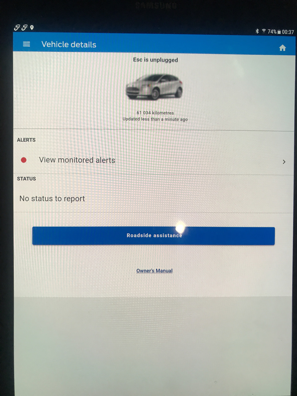 Пробег — Ford Escape (3G)