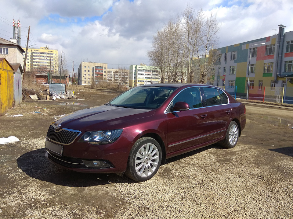 Photo from the logbook Skoda Superb Mk2. Found on photo: 101838
