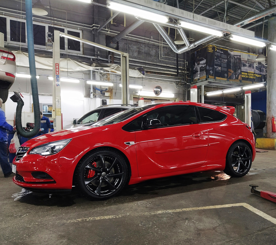 Photo from the logbook Opel Astra J GTC