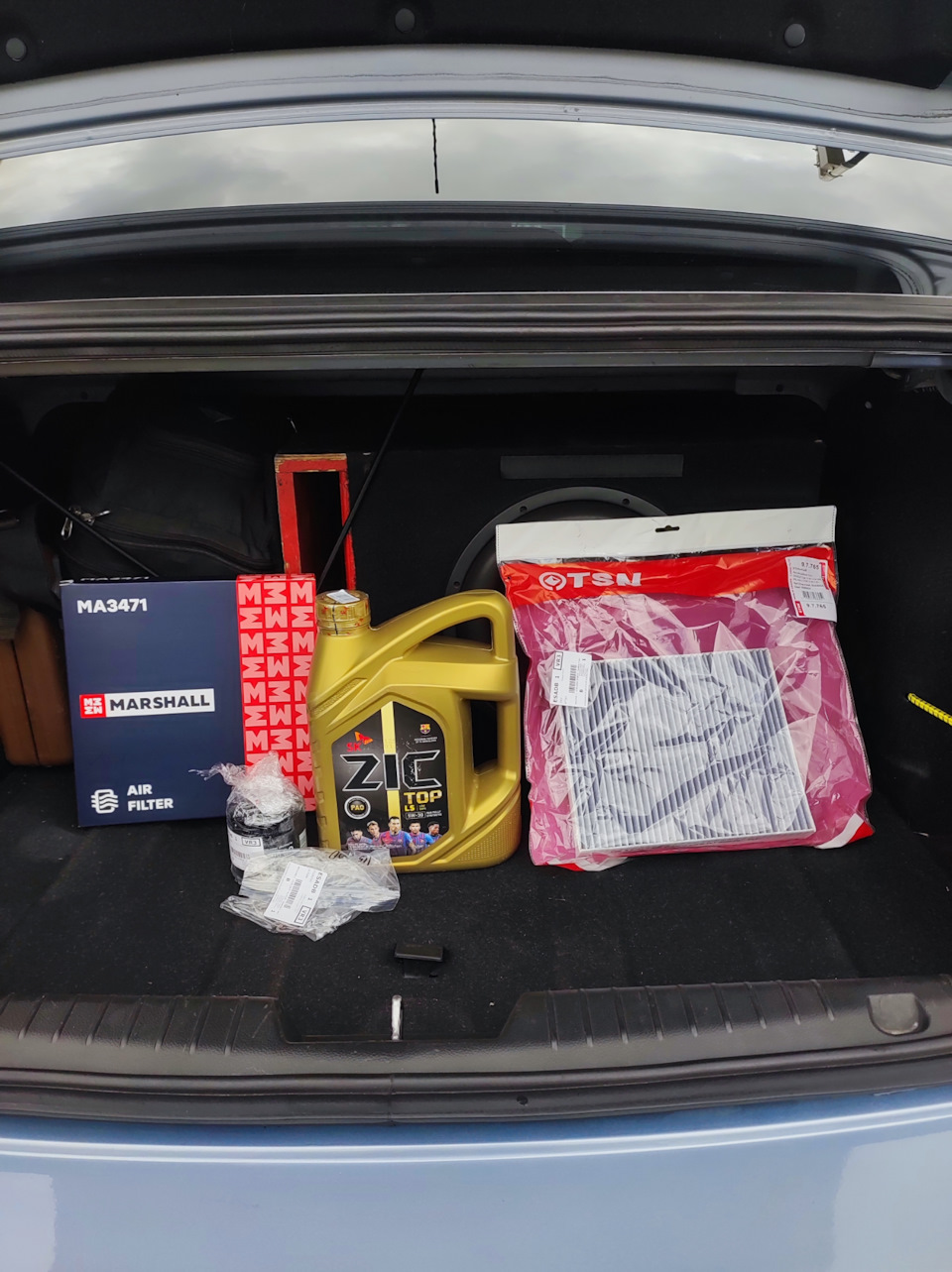 Комплект ТО — Chevrolet Cruze (1G). Запчасти на фото: MA3471