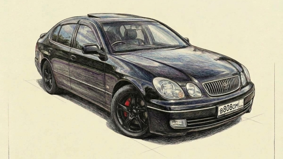 Toyota Aristo (Kuroi Tenshi)