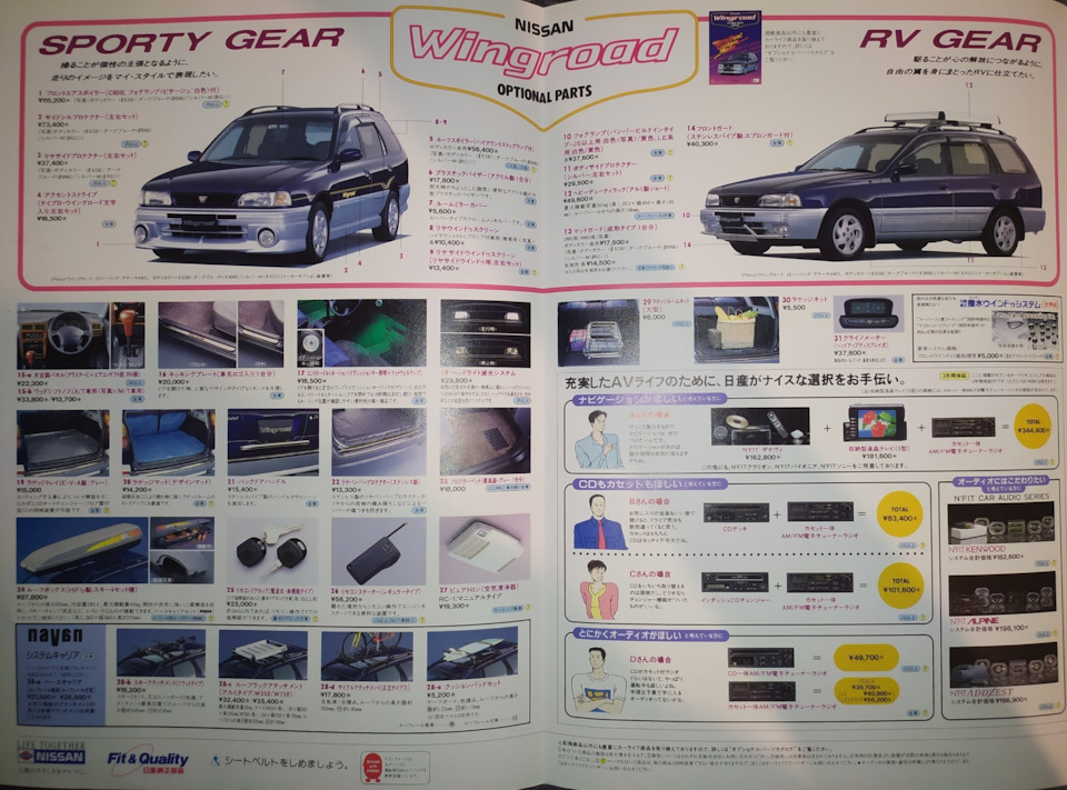 Фото в бортжурнале Nissan Wingroad (Y10)