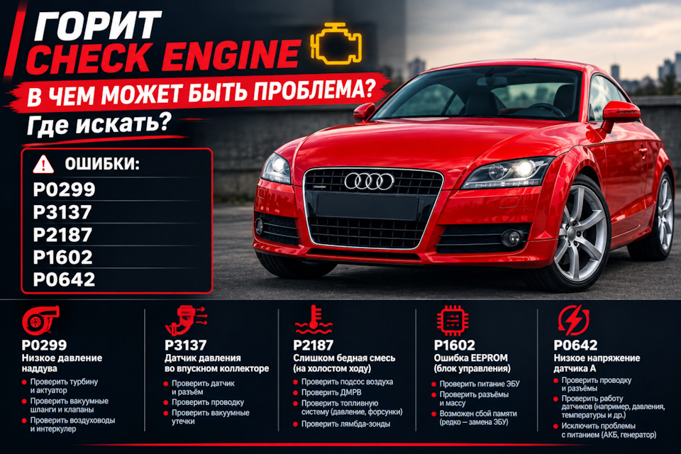Фото в бортжурнале Audi TT (2G). Запчасти на фото: P1602