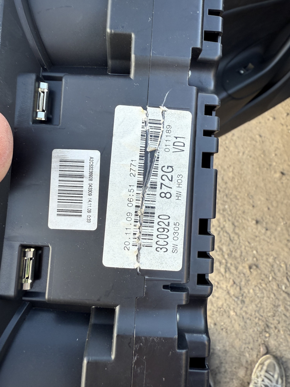 Фото в бортжурнале Volkswagen Passat B6. Запчасти на фото: 1109Q6