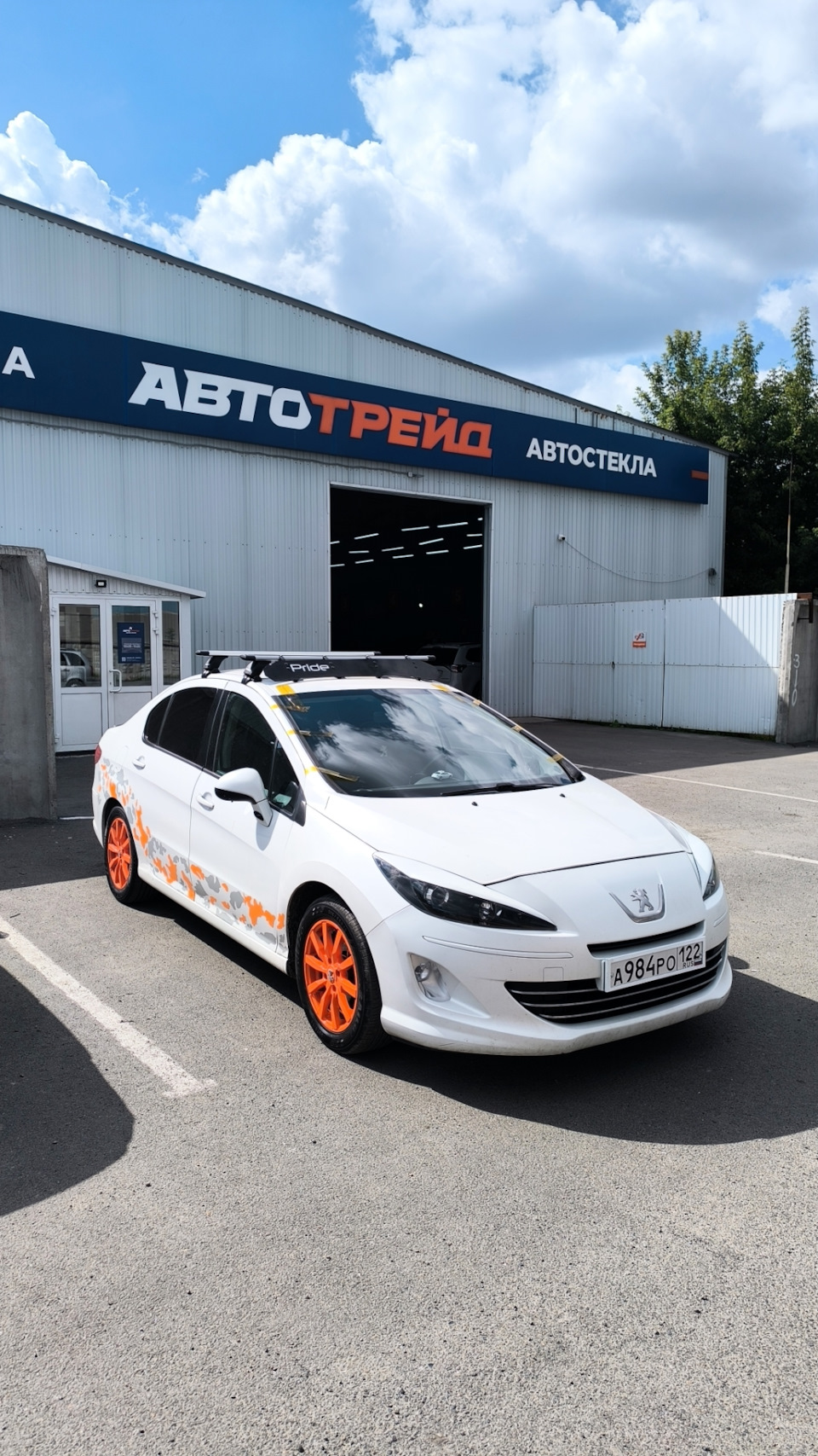 Новое лобовое Fuyao Glass 6554AGNVW2B на Пежо 408 — Peugeot 408