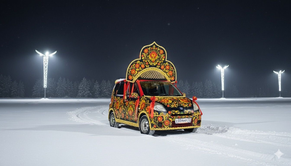 Спасибо за внимание от нас с Матрешкой! — Toyota Funcargo