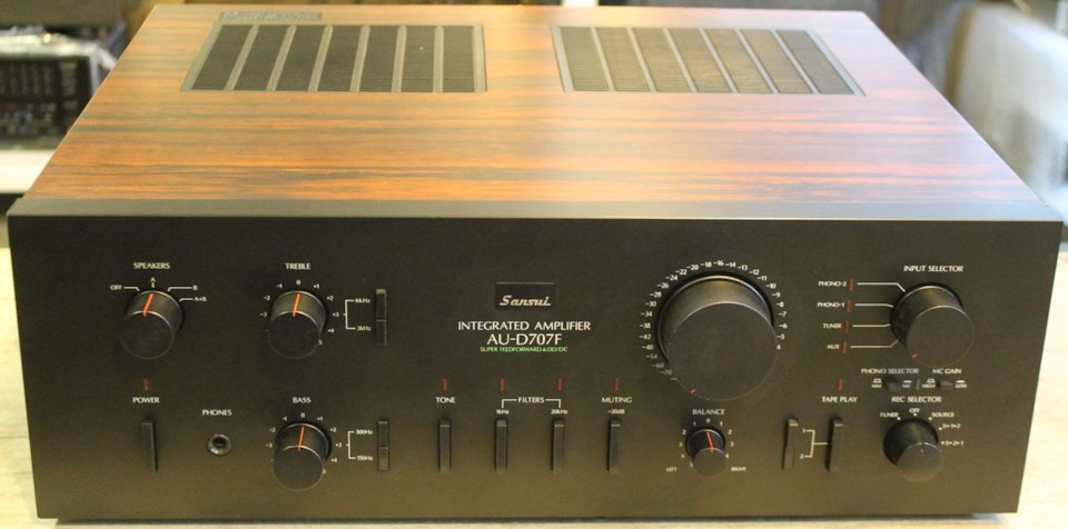 SANSUI Heatpipe I. 1980-85: AU-D9, AU-D707F, AU-D607F, AU-D707F