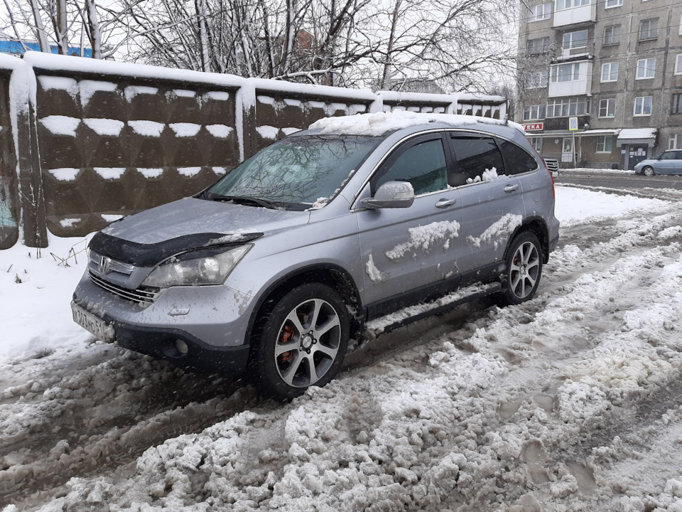 Вот такая погода встретила меня на след. день — Honda CR-V (RE)