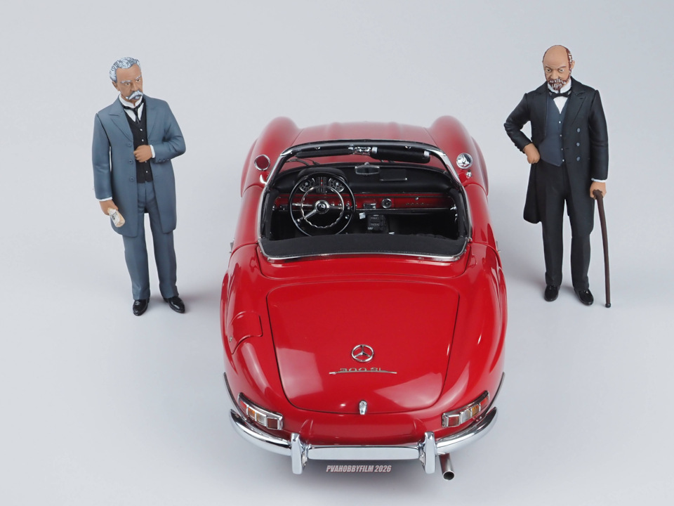 1/18 Mercedes-Benz 300 SL Roadster (W198 II), 1957 (CMC #M-282