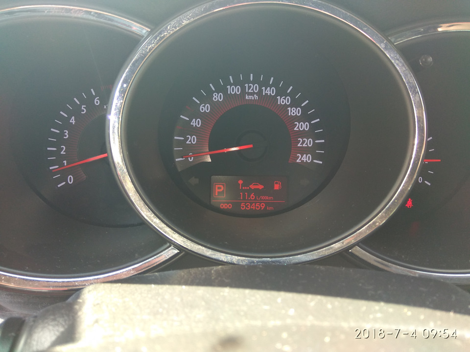 пробег — KIA Sorento (2G)