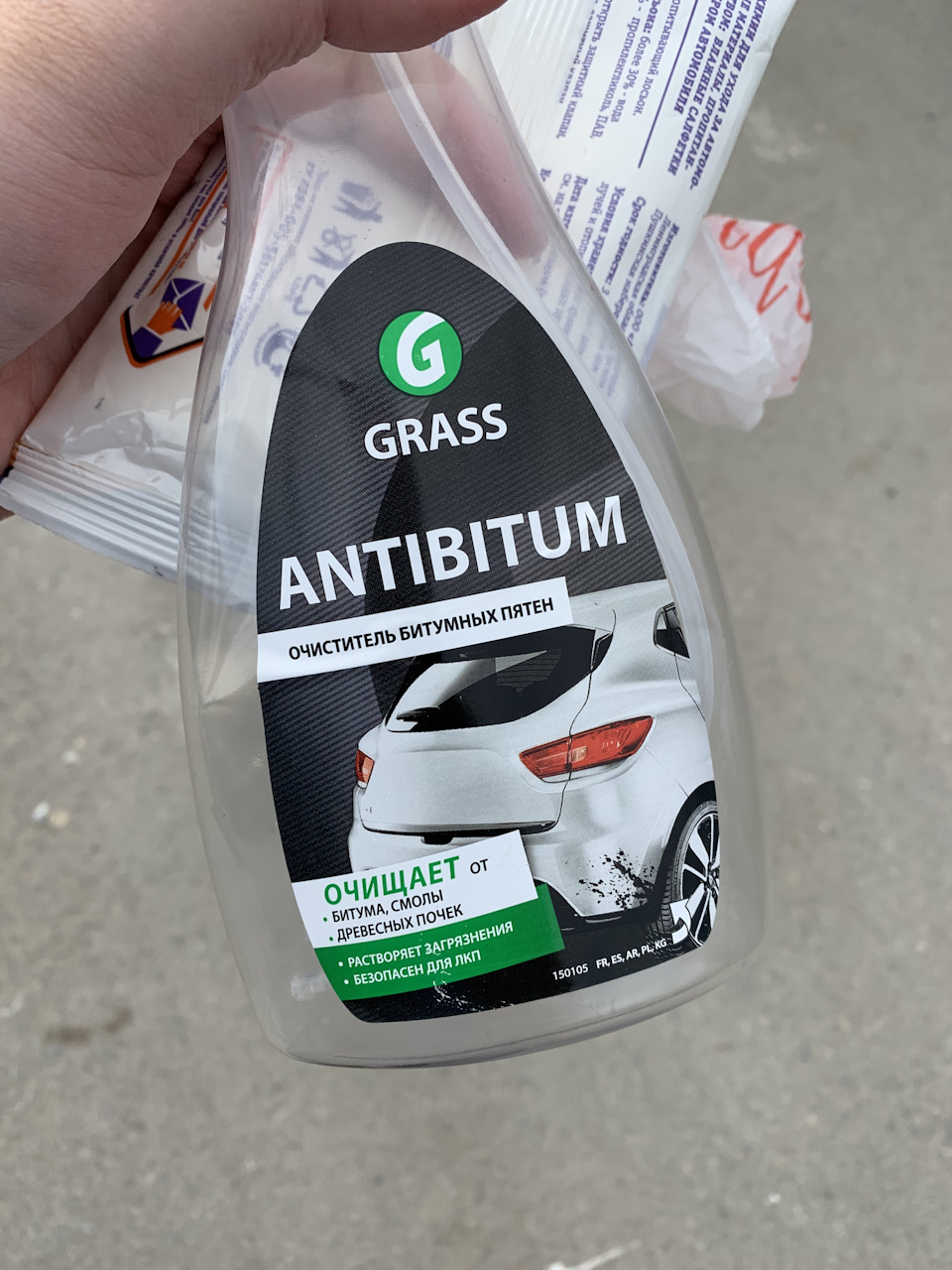 Отлично очищает от битумных пятен, птичьих какашек :) — Opel Astra J