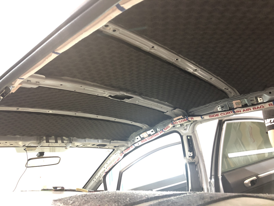 Первым слоем StP Aero, второй слой StP Biplast Premium 15A — Honda Civic 4D (8G)