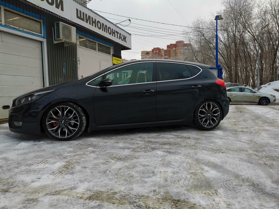 На новых пружина Технорессор — 50мм — KIA Ceed GT