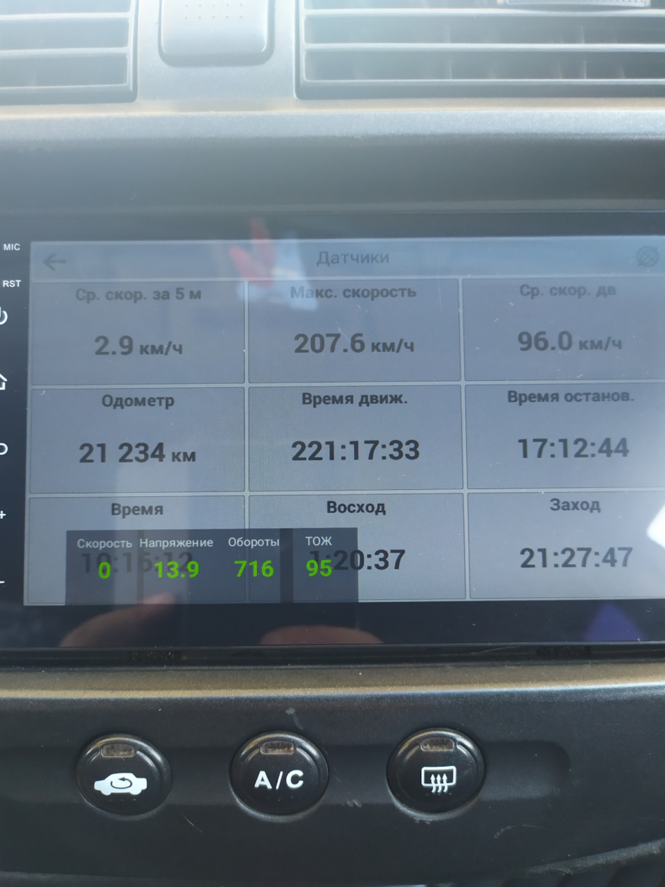 Photo from the logbook Honda Civic (7G)