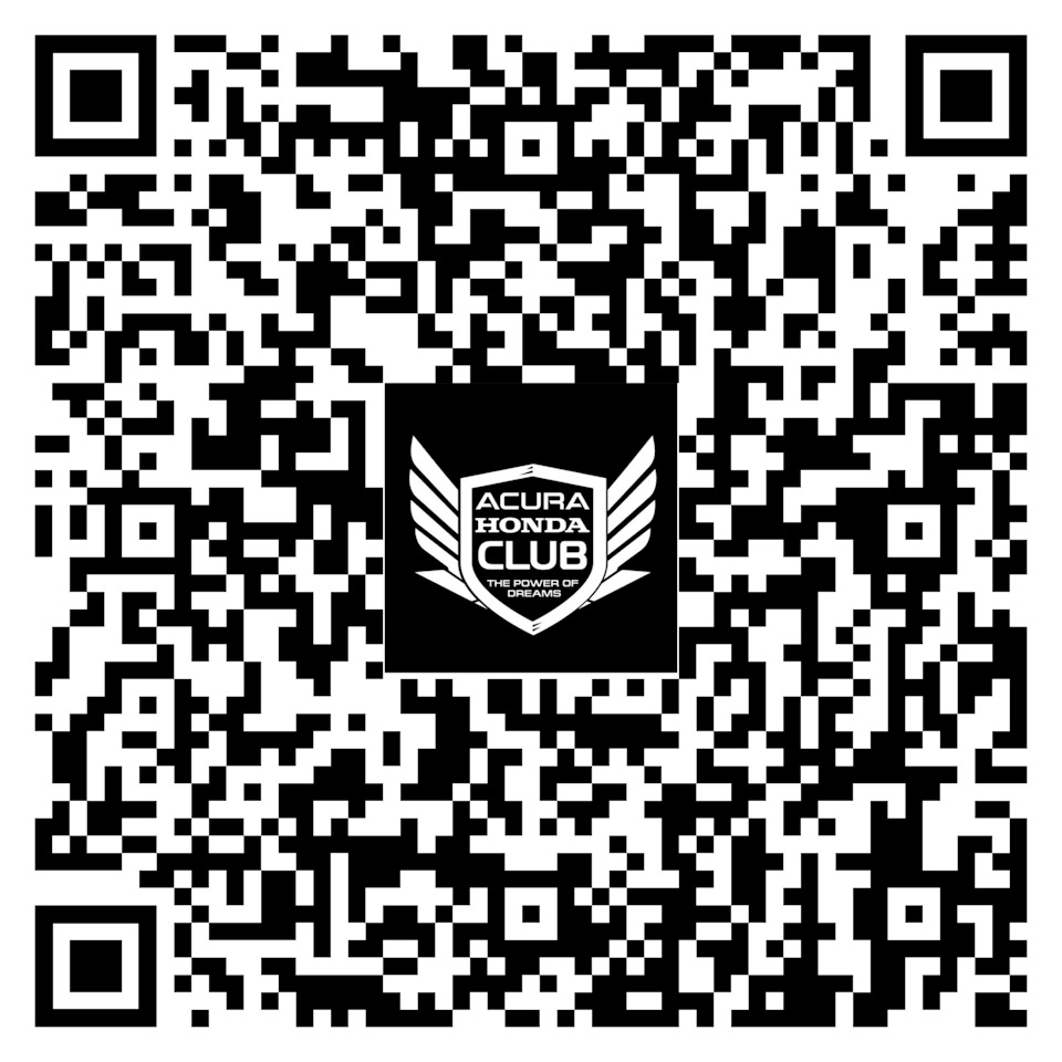 Сосканируйте QR код и присоединяйтесь к нам! Скидки на запчасти, встречи, помощь на дороге, ВСЁ У НАС! — Acura MDX (2G)