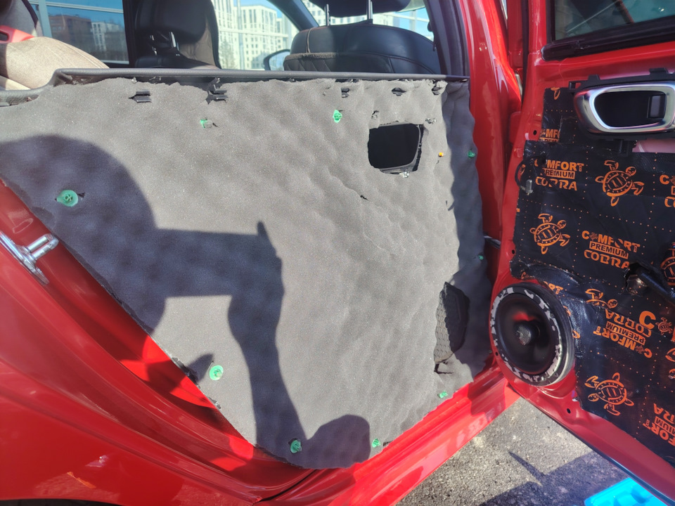 4 слой. Шумоизоляция ComfortMat Тишина Volna — Honda Civic 4D (11G)
